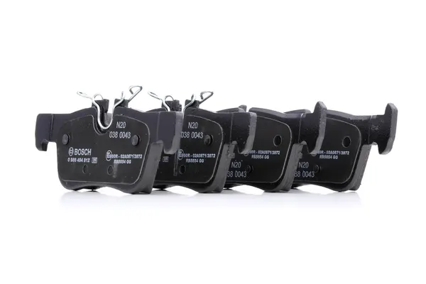 Bosch Bremsbelagsatz mit Anti-Quietsch-Blech