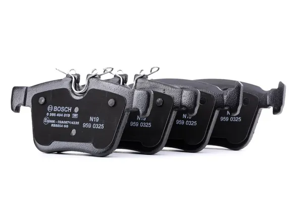 Bosch Bremsbelagsatz mit Anti-Quietsch-Blech
