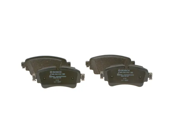 Bosch Bremsbelagsatz mit Anti-Quietsch-Blech