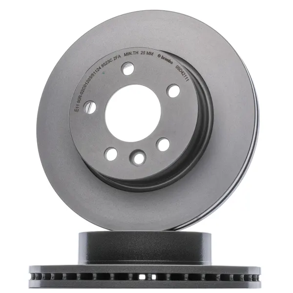 BREMBO Bremsscheibe PRIME LINE - UV Coated innenbelüftet