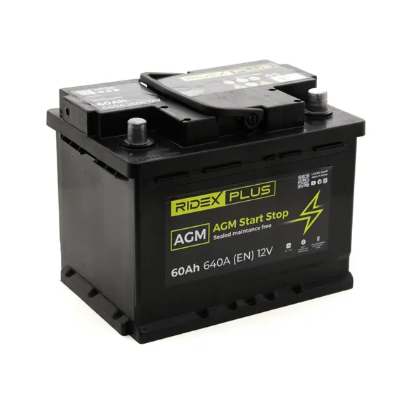 RIDEX PLUS Starterbatterie Batterie-Kapazität: 60Ah