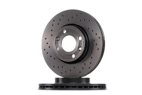 BREMBO Bremsscheibe gelocht/innenbel.