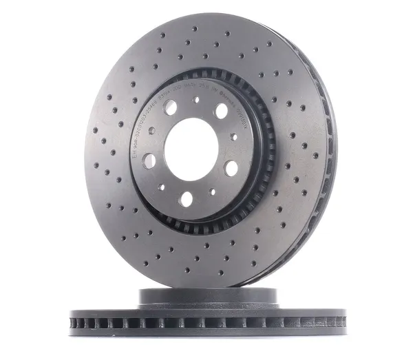 BREMBO Bremsscheibe gelocht/innenbel.