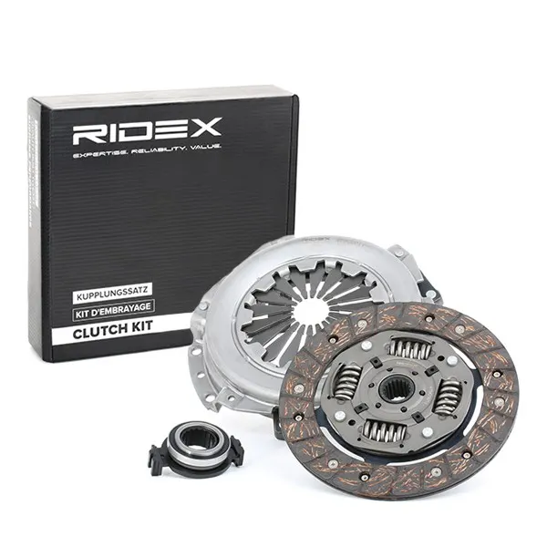 RIDEX Kupplungssatz mit Kupplungsdruckplatte