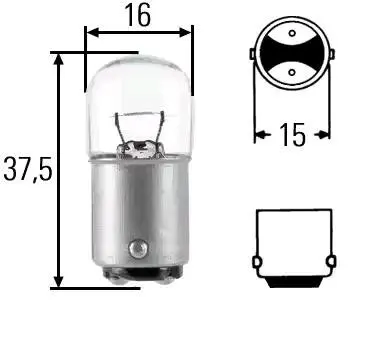 HELLA Glühlampe HEAVY DUTY