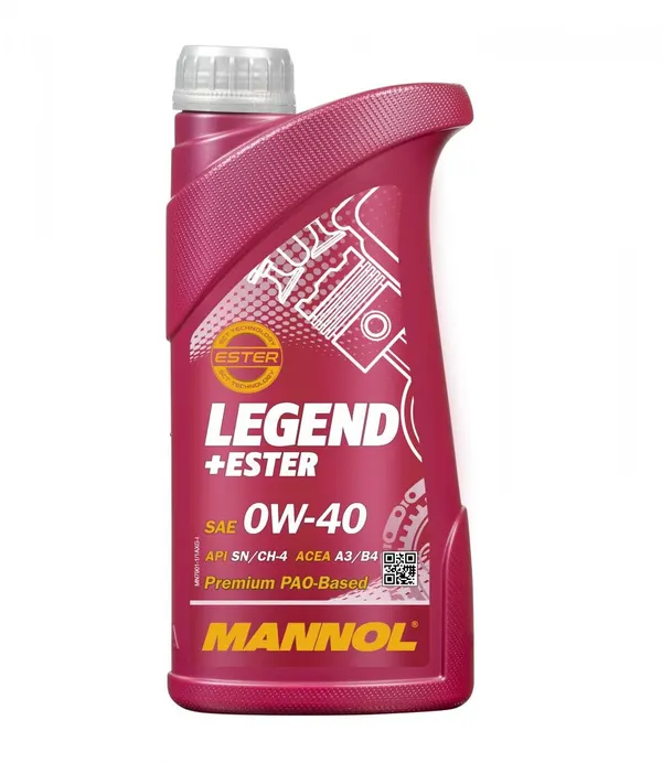MANNOL Motoröl 0W-40, Inhalt: 1l, Synthetiköl