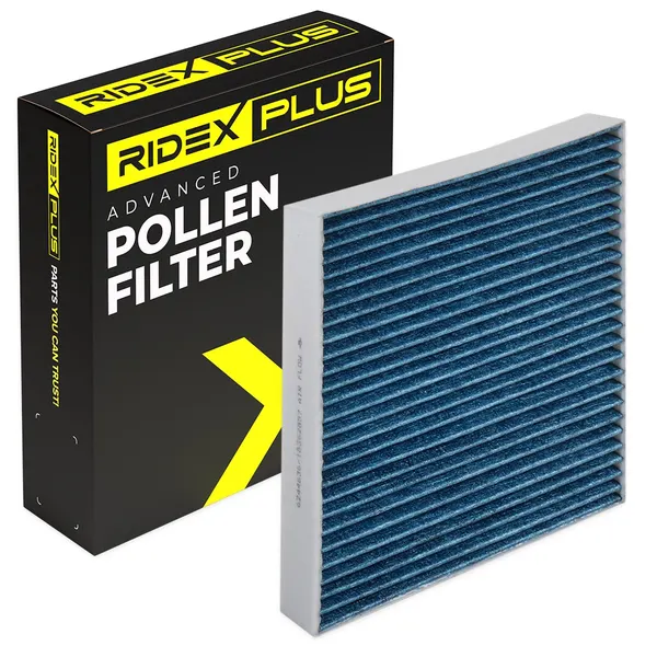 RIDEX PLUS Innenraumfilter mit antibakterieller Wirkung