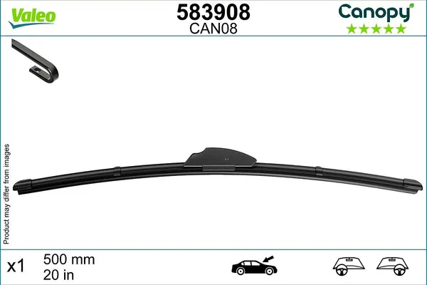 VALEO Scheibenwischer CANOPY UPGRADE 500mm