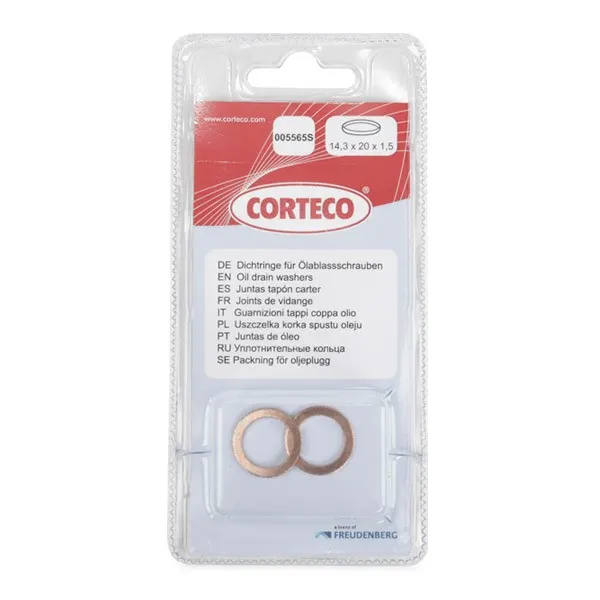 CORTECO Dichtring Ölablaßschraube Kupfer