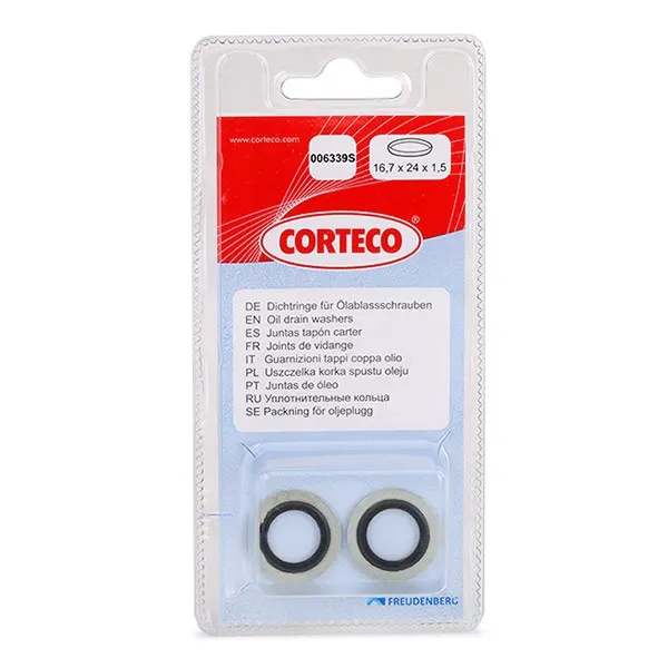 CORTECO Dichtring Ölablaßschraube Gummi