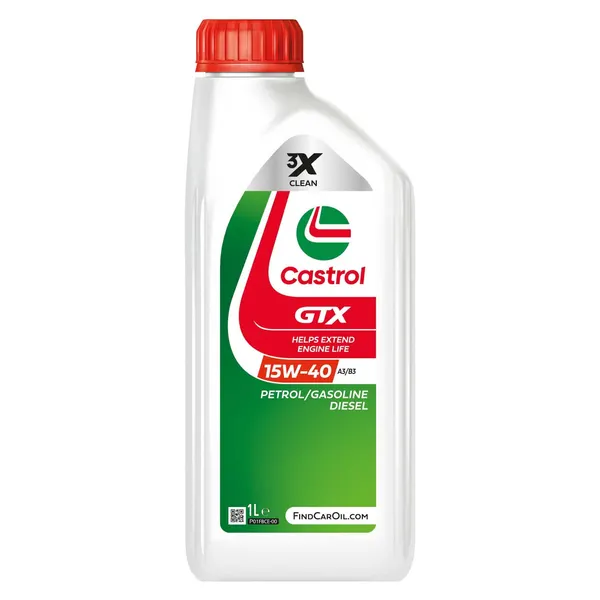 Castrol Motoröl Castrol GTX 15W-40 A3/B3 Inhalt: 1l, Mineralöl