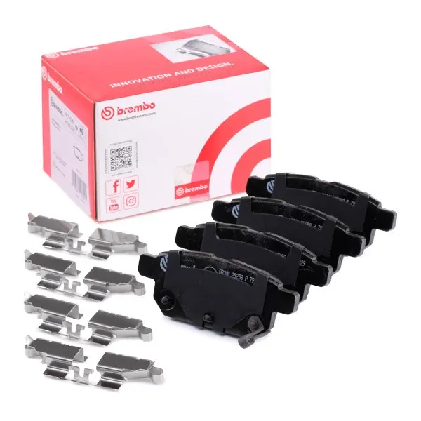 BREMBO Bremsbelagsatz PRIME LINE mit akustischer Verschleißwarnung