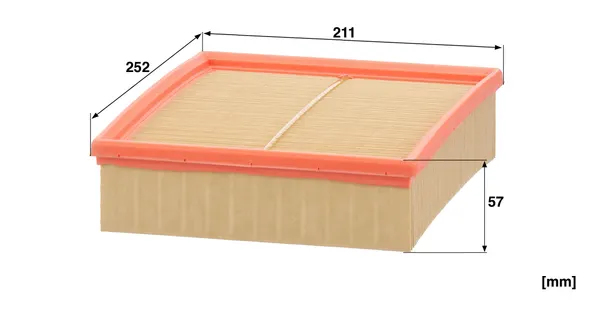 MANN-FILTER Luftfilter Filtereinsatz