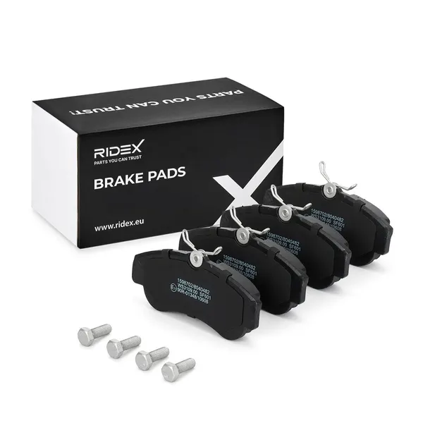RIDEX Bremsbelagsatz Vorderachse
