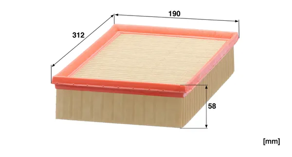 MANN-FILTER Luftfilter Filtereinsatz